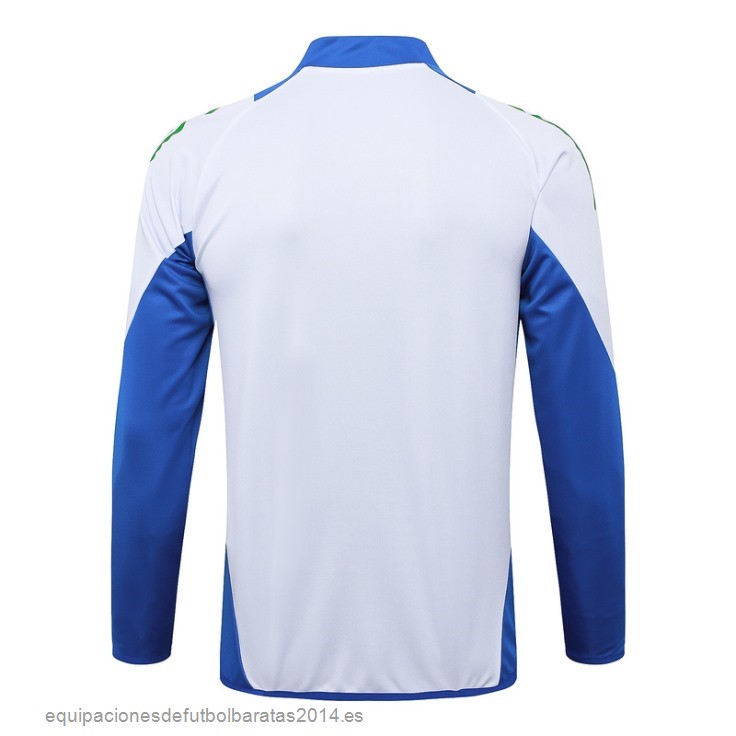 Nuevo Ropa Deportiva Con Cremallera Larga Italia 2024 Blanco Azul Baratas